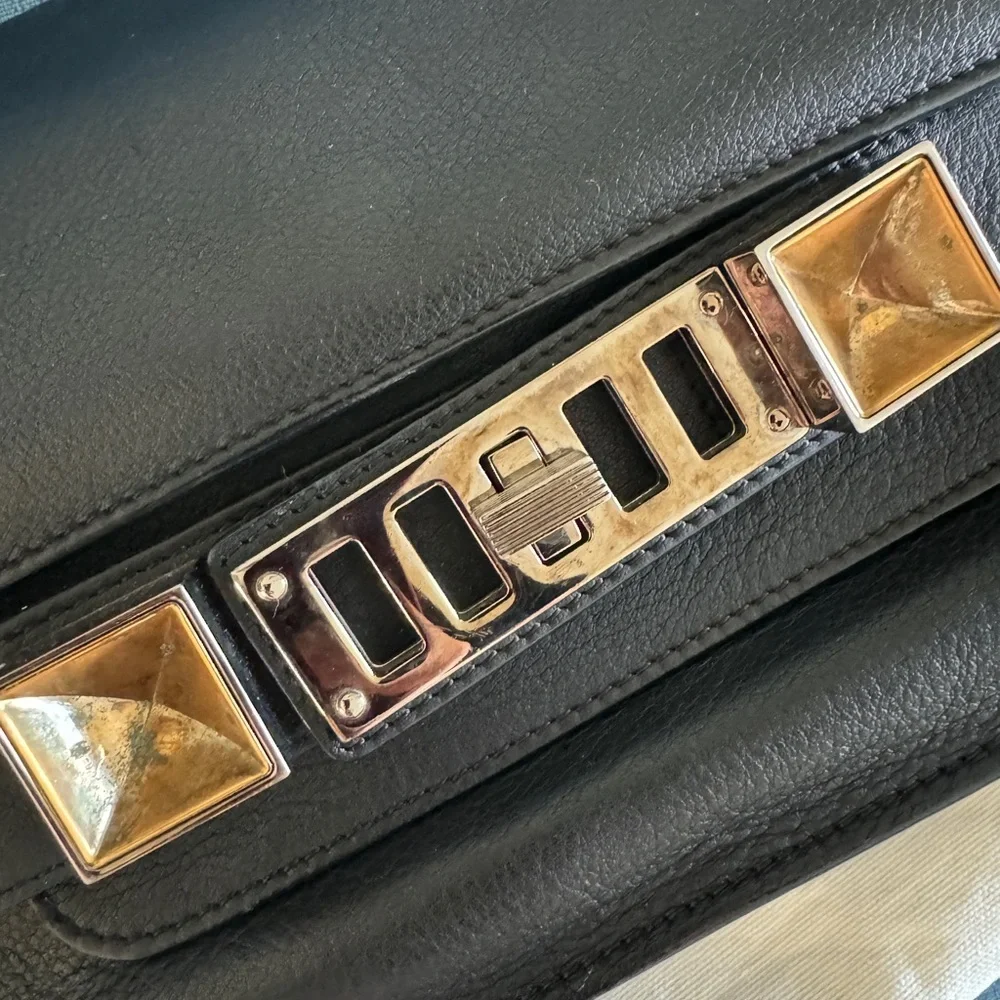 Proenza Schouler Black Leather Crossbody Bag ps11 mini - Picture 3 of 10
